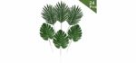 LJDJ Artificial Palm Leaves - Synthetic Shower Plants