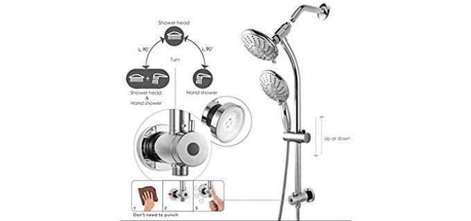 Best Shower Head With Handheld Combo - Shower Inspire