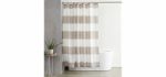 AmazonBasics Hooked - Shower Curtains for Small Bathrooms