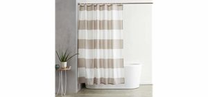 AmazonBasics Hooked - Shower Curtains for Small Bathrooms