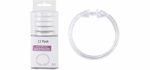 Rocky Mountain Goods Clear - Plastic Shower Curtain Rings