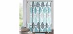 Yougai Washable - Printed Shower Curtains for Small Bathrooms