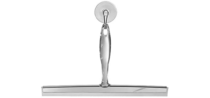 iDesign Metallic - Best Glass Shower Door Squeegee