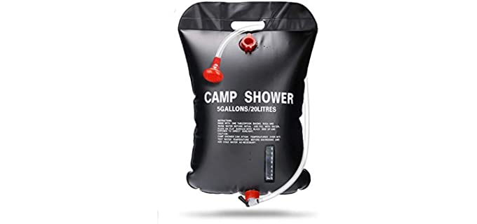Retail Sign Systems 5-Gallon - Solar Shower Camping Bag