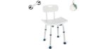 GreenChief Heavy-Duty - Secure Adjustable Shower Chair