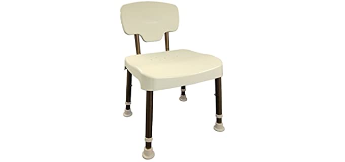MedGear Anti-Slip - Adjustable Stable Shower Chair