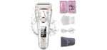 Miserwe ABS - Electrical Shower Shaver for Women