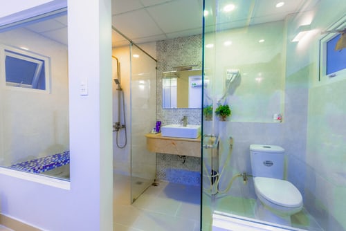 frameless shower