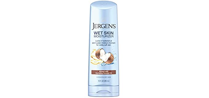 Jergens Coconut Oil - Lux After Shower Lotion For Dry Skin