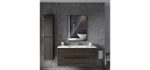 Bonverre Black Framed Mirror - Bathroom Mirror