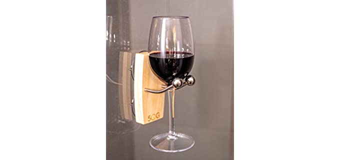 Five O’Clock Premium - Wine Glass Holder for the Shower
