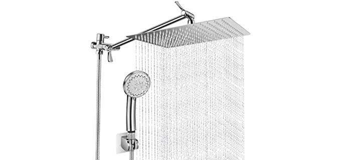 Kitoolbase  - Square Shower Head with a Handheld