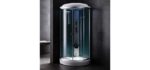 Corner Aromatherapy - Contemporary Steam Shower
