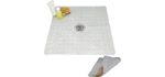 Evelots square - Shower Mat with Drainage Hole