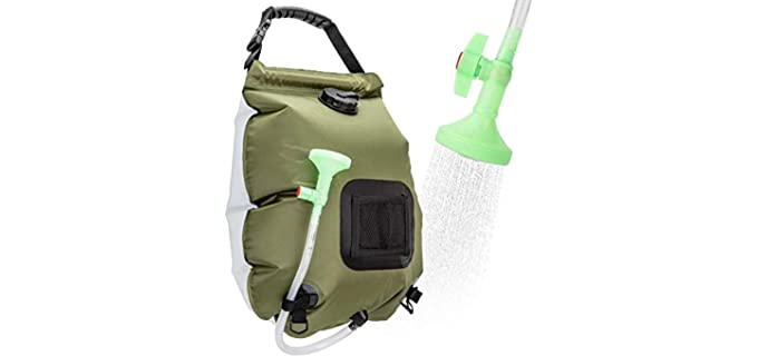 FeChiX Portable - Solar Camping Shower Bag