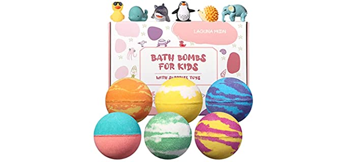 Lagunamoon Toy and Bathbomb - Bath Bombs for Kids