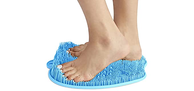 Love Lori Mat - Shower Foot Scrubber with Suction Cups