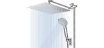Nerdon 12 Inch - Square Shower Head with a Handheld
