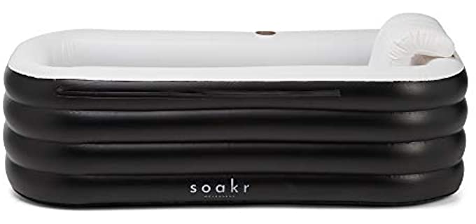 SOAKR Collapsible - Inflatable Bathtub for Adults