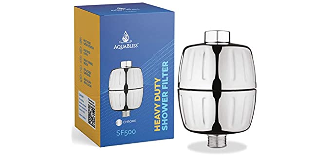 AquaBliss Heavy Duty - Shower Filters for Iron & Chlorine