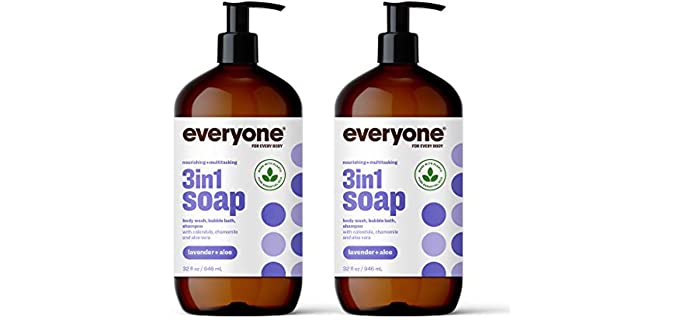 Everyone Lavender and Aloe - 3-in-1 Best Smelling Body Wash