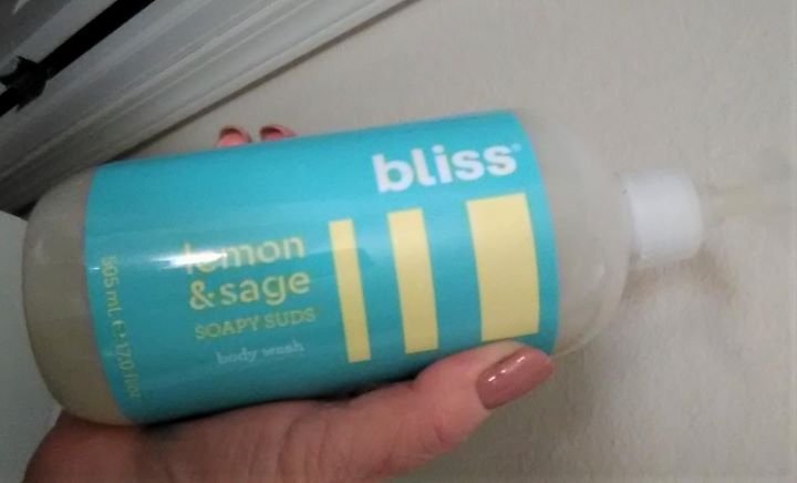 Having the gentle smelling body wash from Bliss