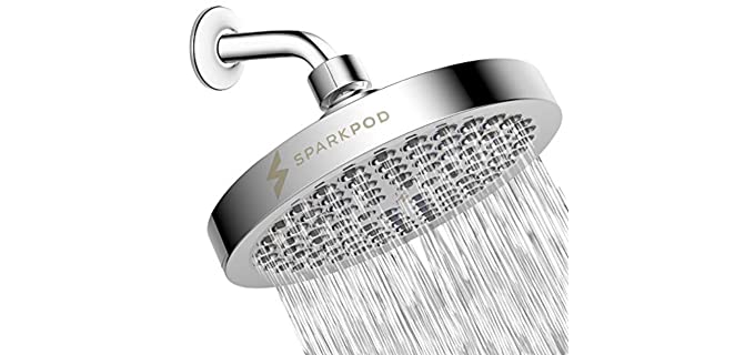 SparkPod Chrome Look - Rain Waterfall Shower