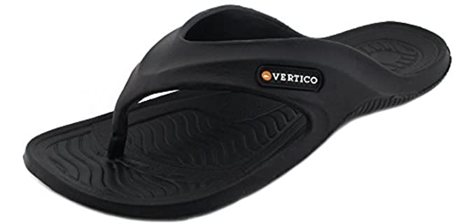 Vertico Flip FLops - Rubber Shower Flip Flops