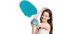 HOMMIESAFE Store Food-Grade - Silicone Blue Body Brush
