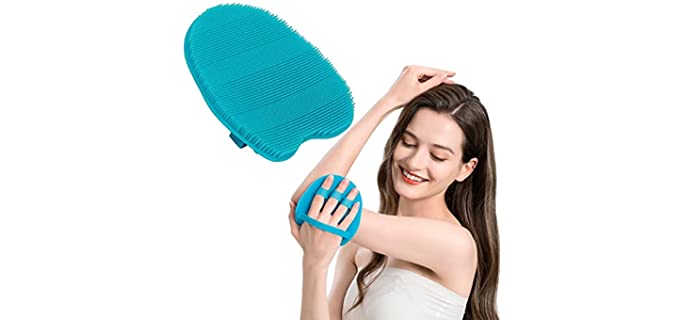HOMMIESAFE Store Food-Grade - Silicone Blue Body Brush