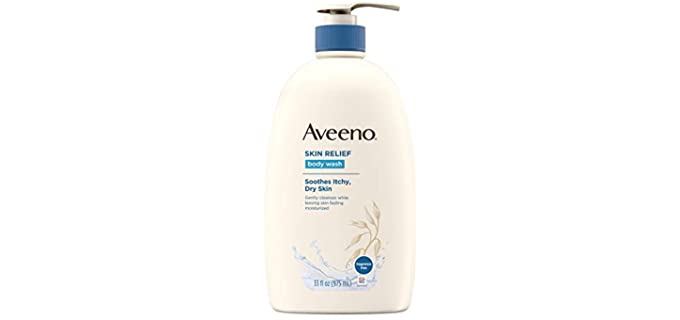 Aveeno Skin Relief - Shower Gel Wash for Sensitive Dry Skin for Men and Women
