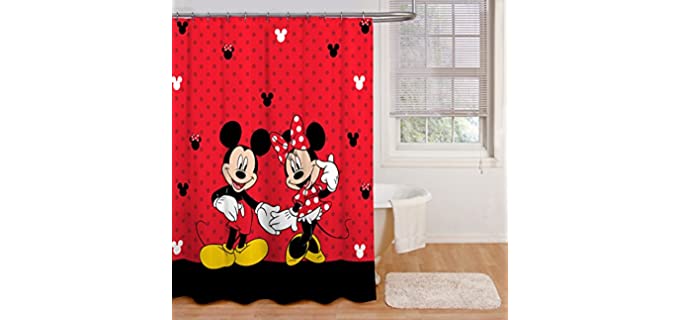 Disney Store Cartoon Decor - Polyester Shower Curtain