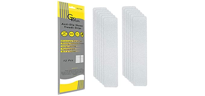 GoTranquility Non-Slip - Shower Safety Strips