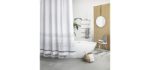 Yokii Tassel - Fabric Shower Curtains for Small Bathrooms