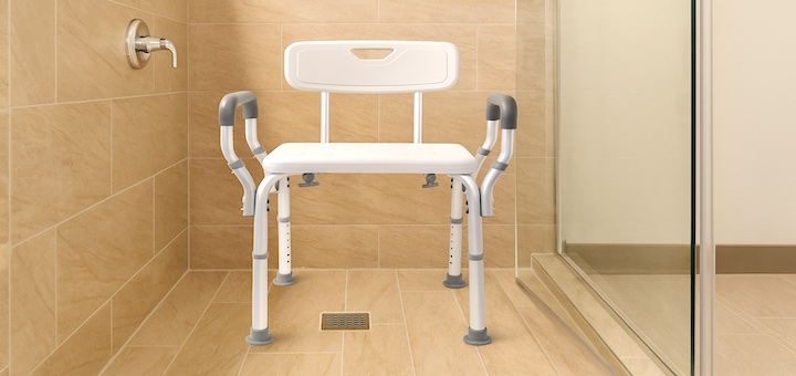 Best Adjustable & Non-Slip Shower Chairs for Safety Featured Image