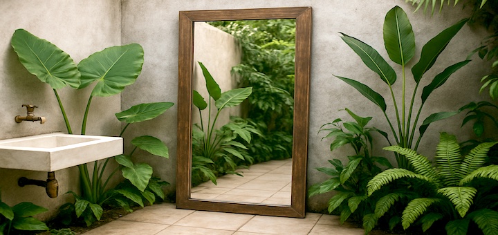 Best Full Length Mirrors for Bathroom & Shower Spaces Featured Image