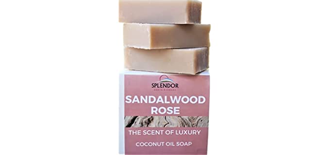 Splendor Moisturizing - Sandalwood and Rose Soap