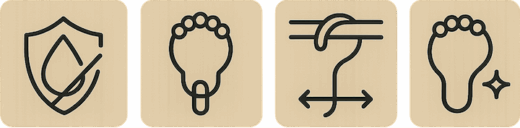 Durable Shower Curtain Hooks & Rings Features