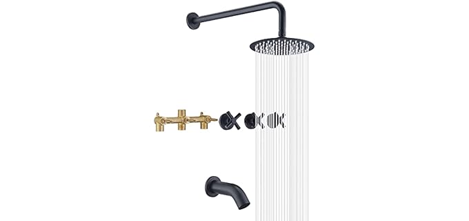 Sumerain 3 Handle - Waterfall Spout Shower System