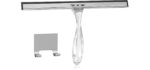 AmazerBath Clear - Silicone Squeegee for Shower & Bathroom