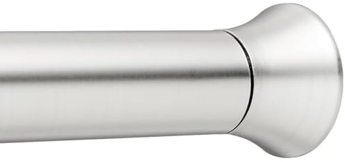 AmazonBasics Tension - Adjustable Shower Curtain Rod with Classic Design