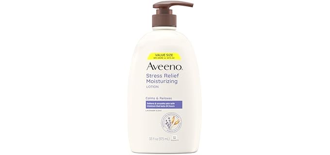 Aveeno Stress Relief - Calming Lavender Body Moisturizing Lotion