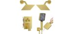 Kojox Dual Overhead - 3-Function Shower & Bathtub Faucet