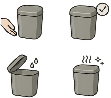 Best Bathroom Waste Basket Features