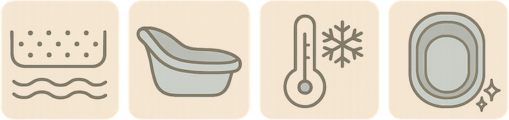 Best Safe & Comfortable Baby Bath Tub Features