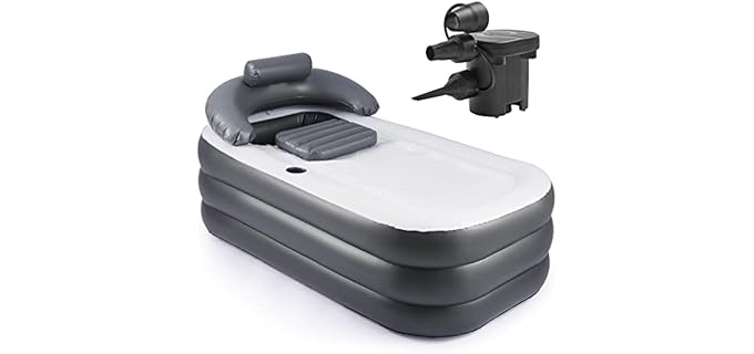 CO-Z Freestanding - Best Durable Inflatable Bathtubs for Bathrooms & Shower Spaces