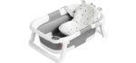 Napei Collapsible - Collapsible Baby Tub with Cushion & Thermometer