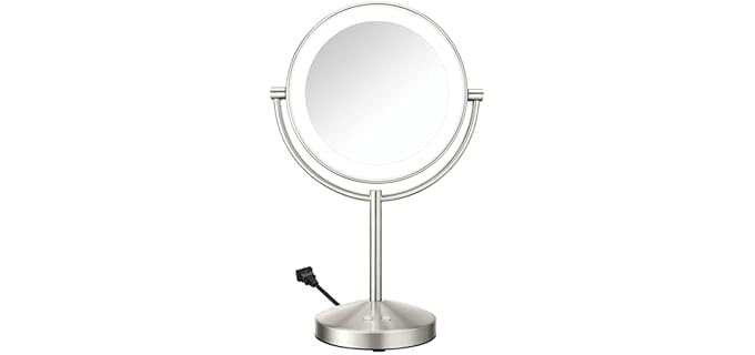 Conair 360° Rotation - LED Lighted Vanity Mirror with Magnification