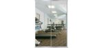 Tempered Frameless - Large Frameless Tempered Glass Gym Mirror