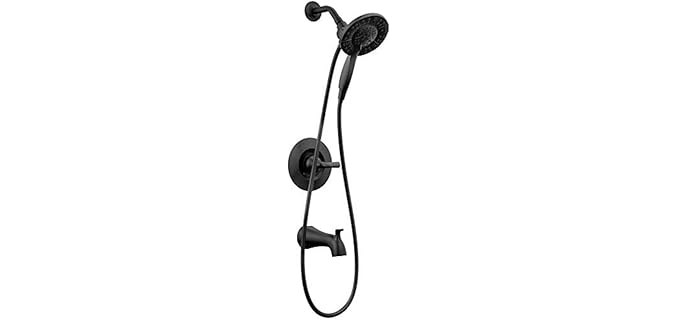 Delta 144840-BL-I - Durable Matte Shower & Bathtub Faucet Set Combo